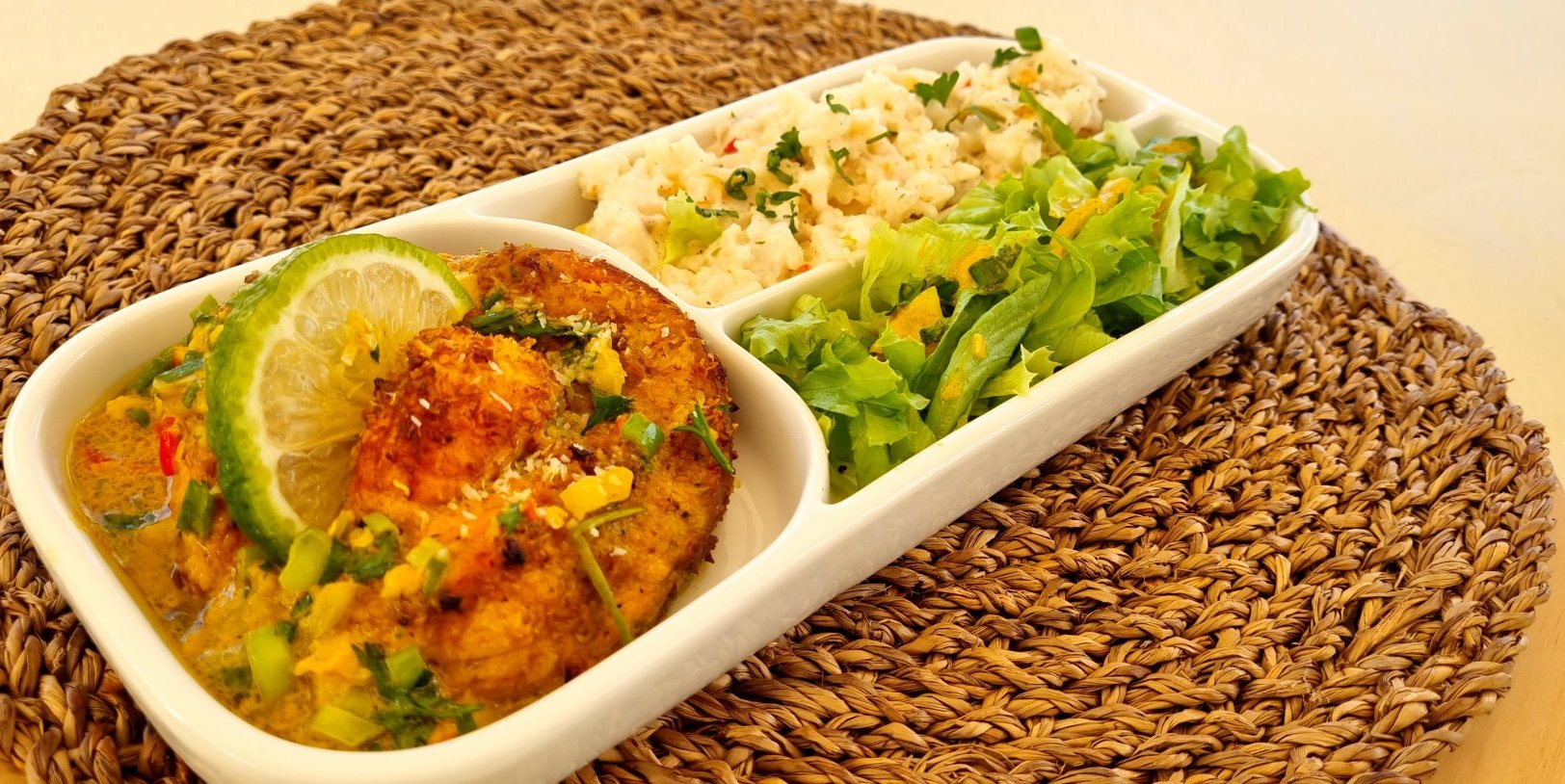 SAUMON RÔTI À LA MOUTARDE