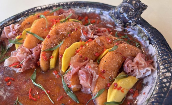 SALADE DE MELON RÔTI