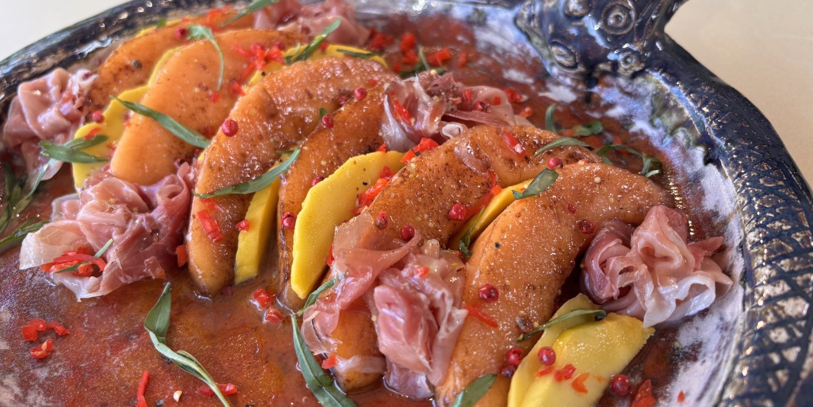 SALADE DE MELON RÔTI